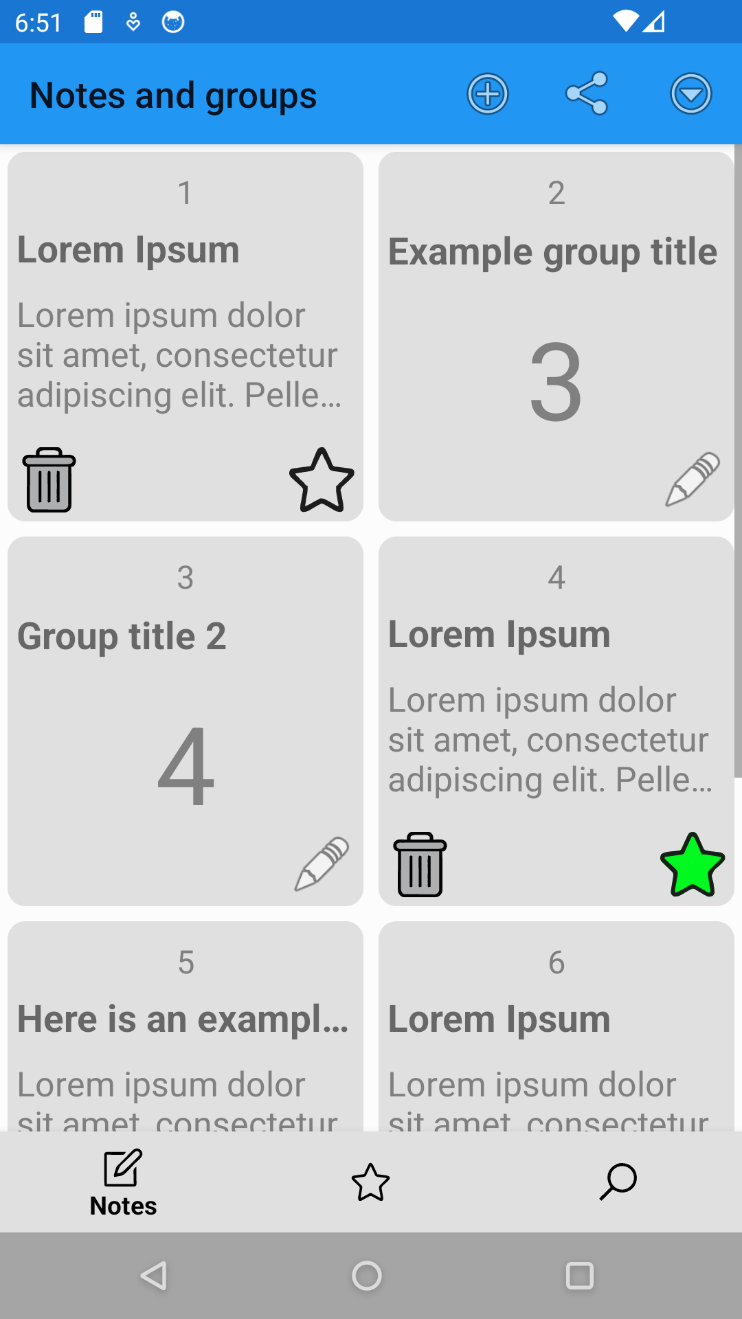 Simple Notepad: Notes Groups - Main product screenshot demonstrating key features and user interface