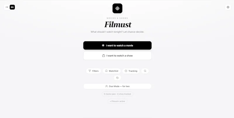 Filmust screenshot 2