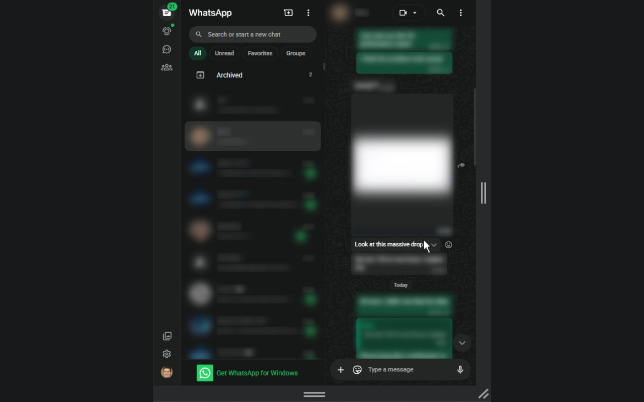Privacy Blur for WhatsApp - Screenshot 5 showing product features and functionality