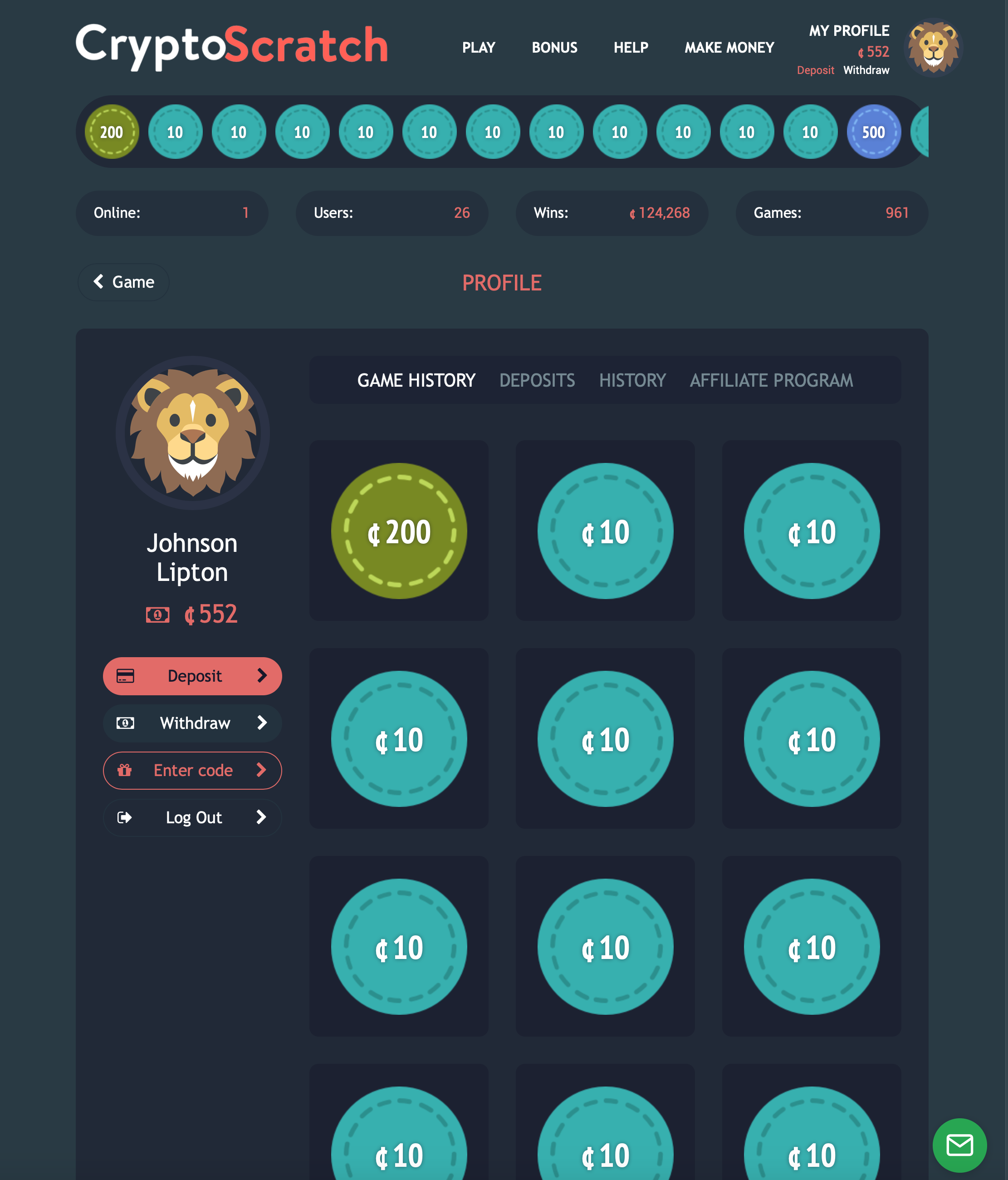 CryptoScratch - Version 2.0 gallery image