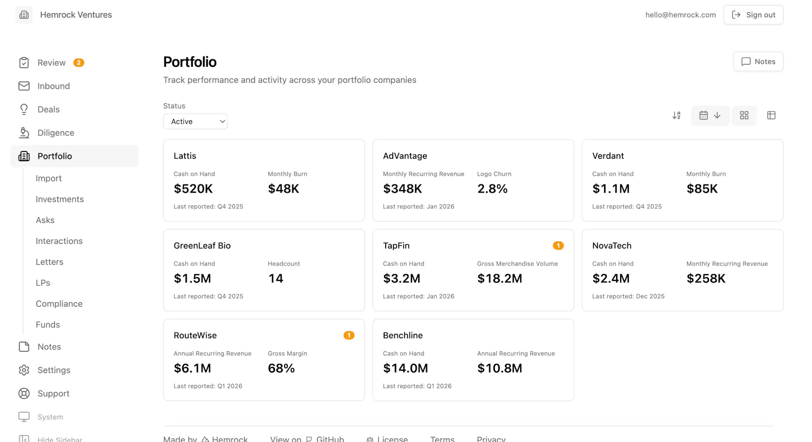 Portfolio Reporting by Hemrock screenshot 2