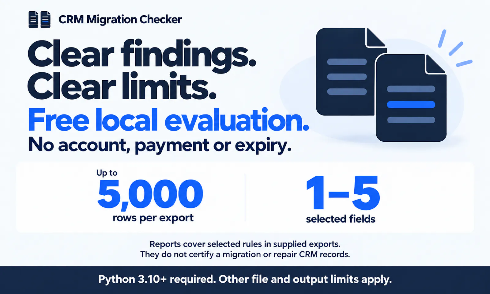 CRM Migration Checker screenshot 3