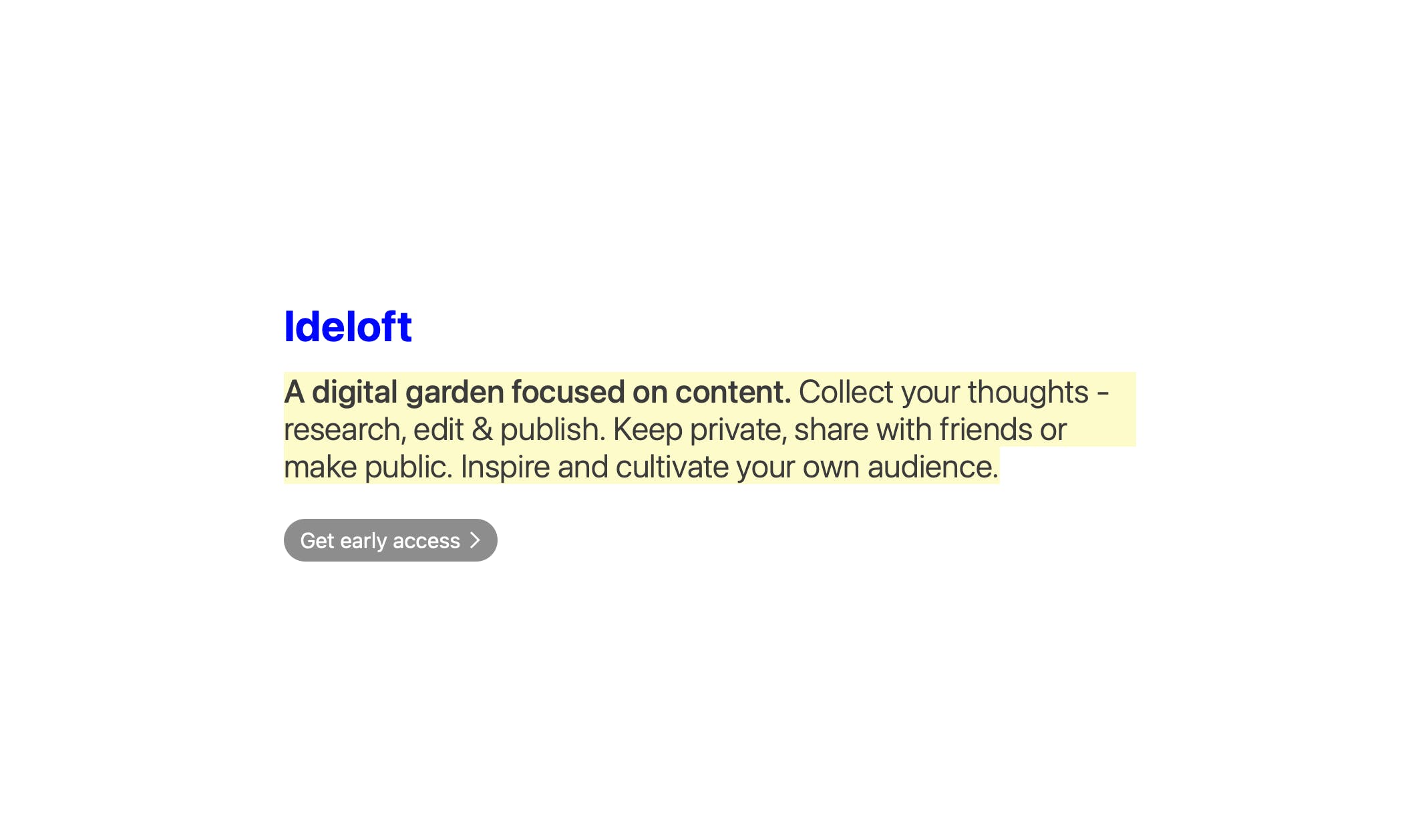 Ideloft | Early Access media 1