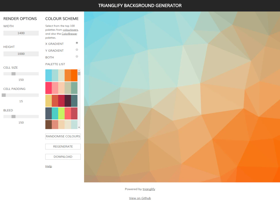 Trianglify.io