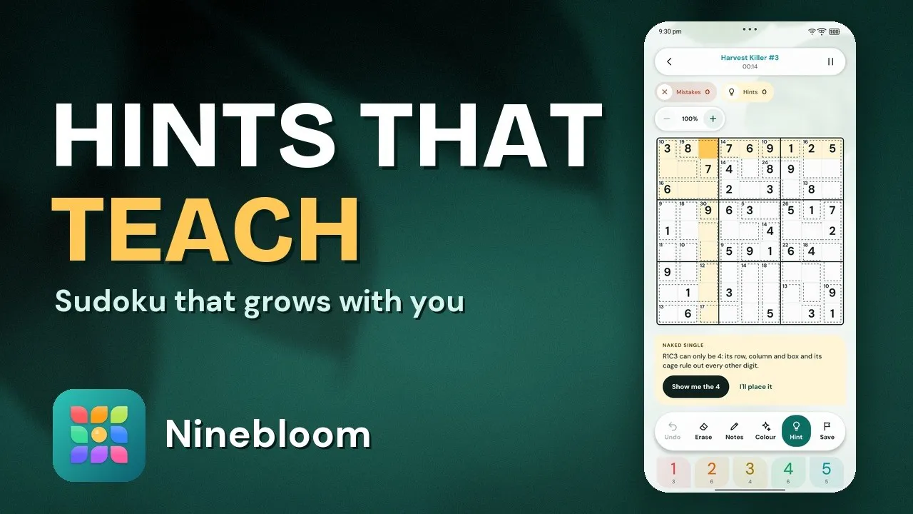 Ninebloom: Sudoku Puzzles gallery image