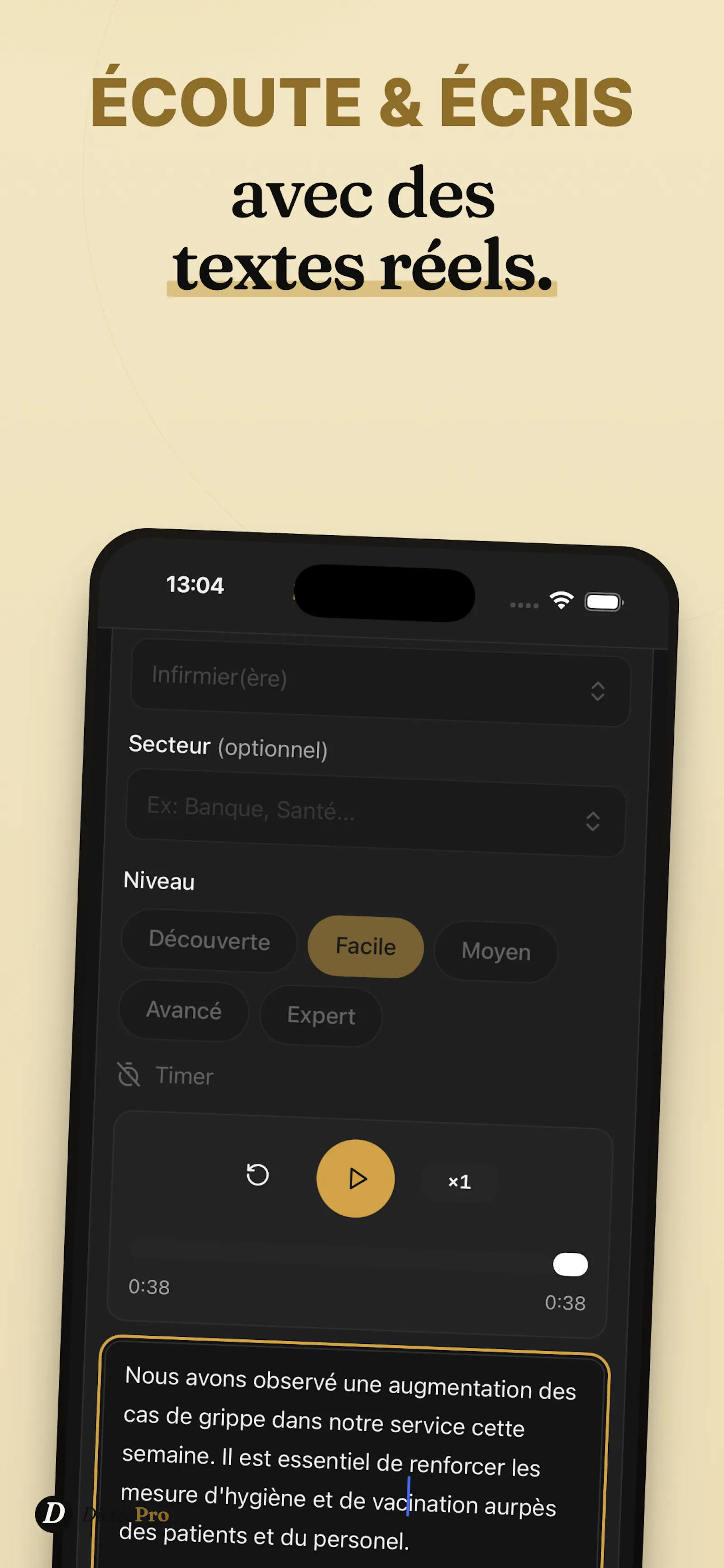 DictéePro screenshot 2