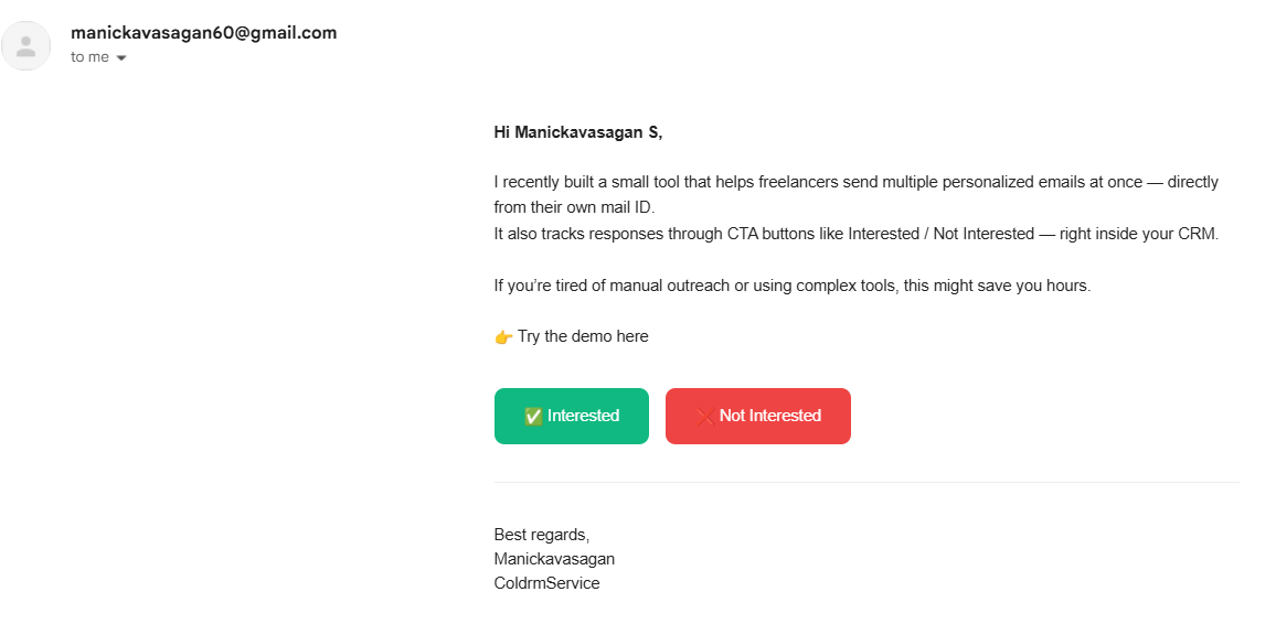 COLDrm - Screenshot 4 showing product features and functionality