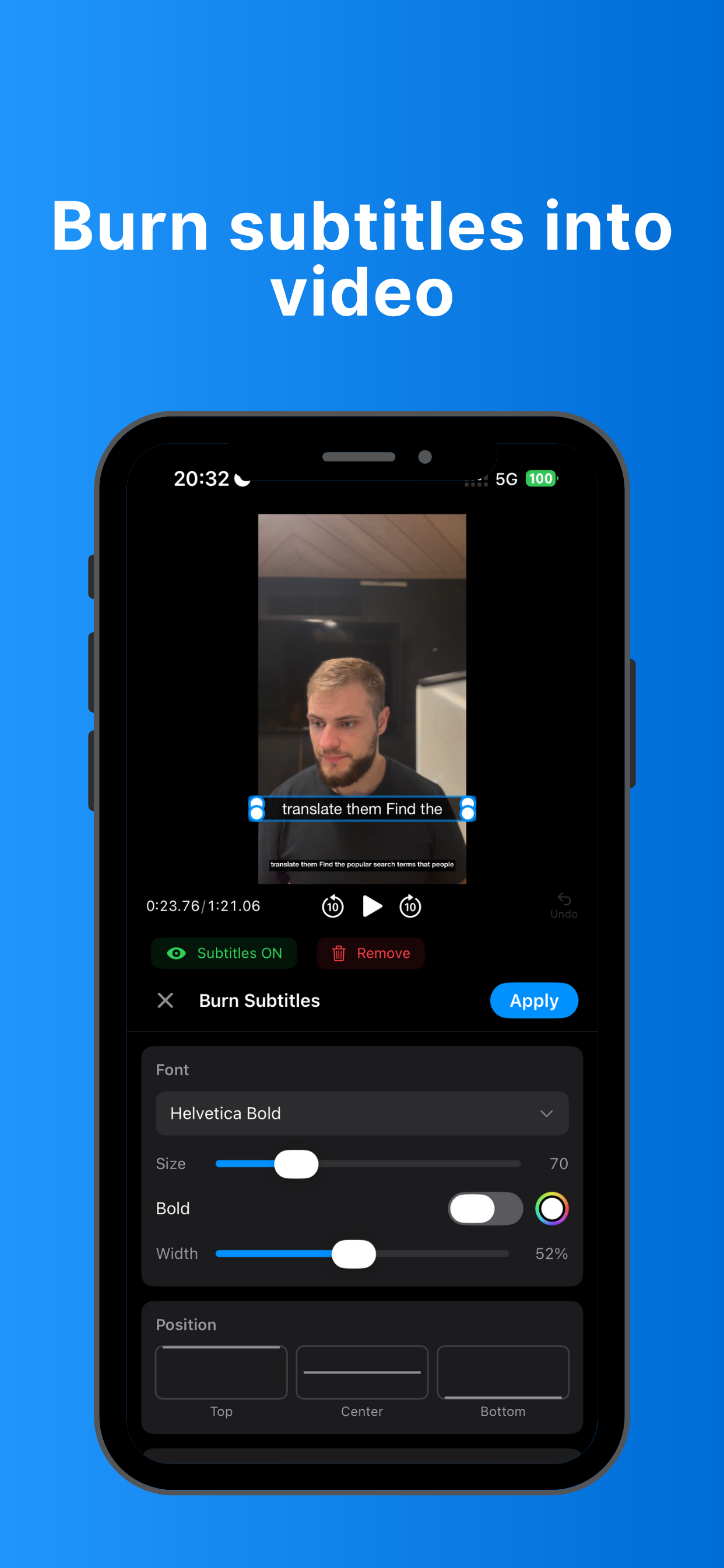 BlitzCut - Main screenshot showing features and interface