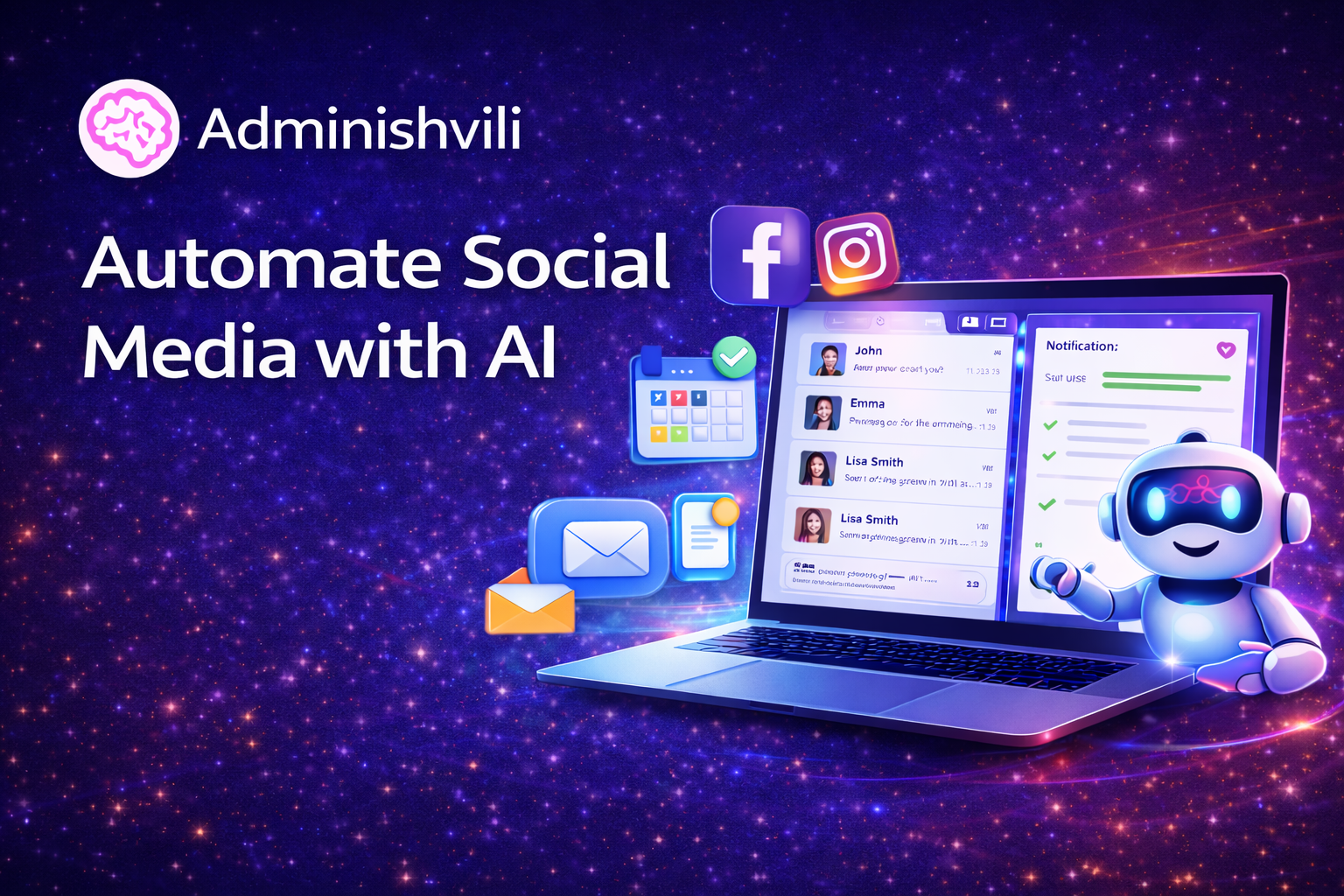 adminishvili - Main product screenshot demonstrating key features and user interface