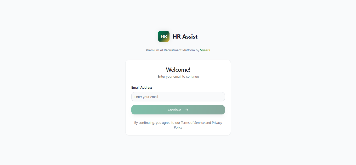 HR Assist - Premium AI Recruitment Platform by Vyaara media 1