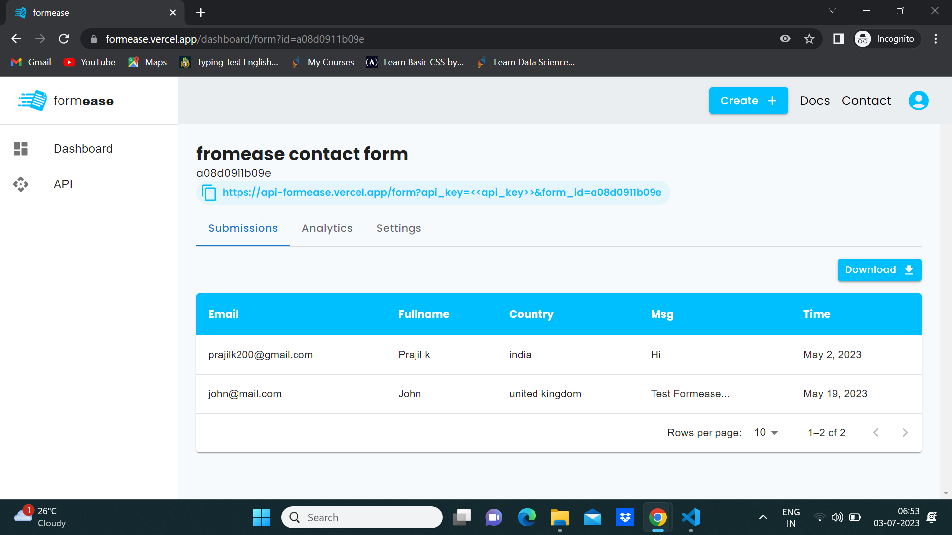 Şekillendirilmiş - Web geliştiricileri için HTML formlarını yönetmek için bir API hizmeti medya 3