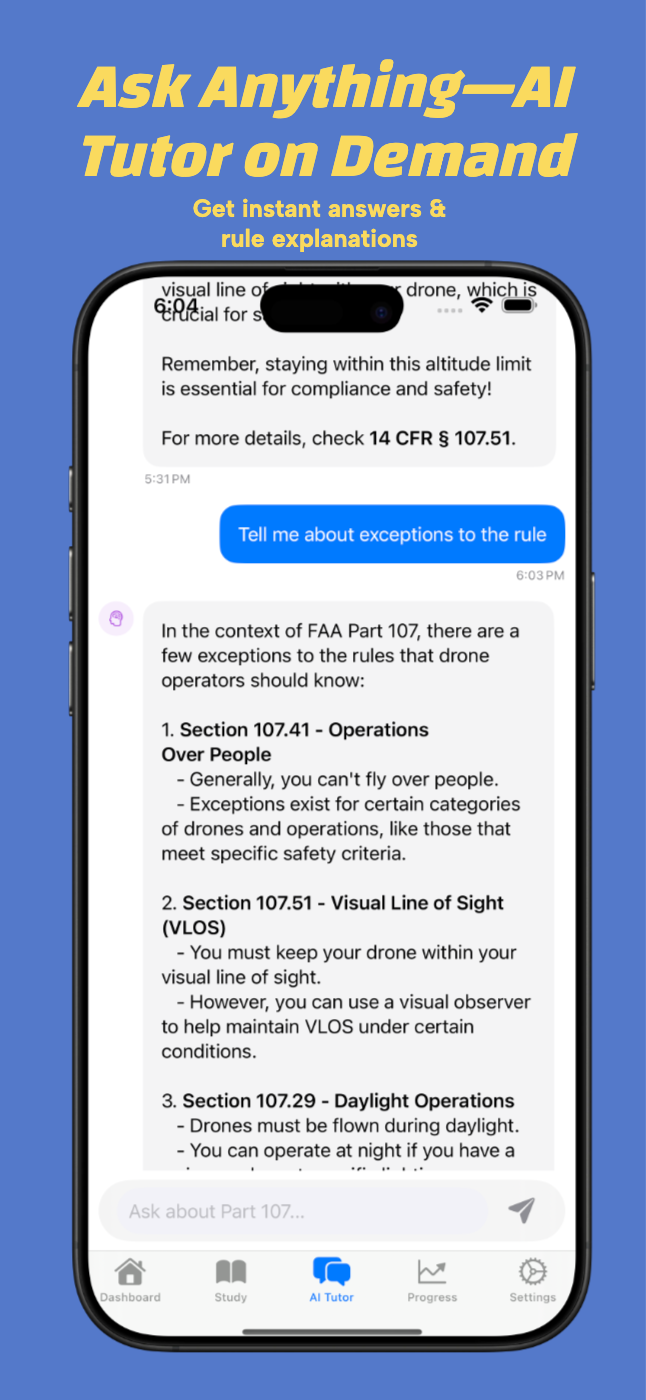 Part 107 Prep App gallery image
