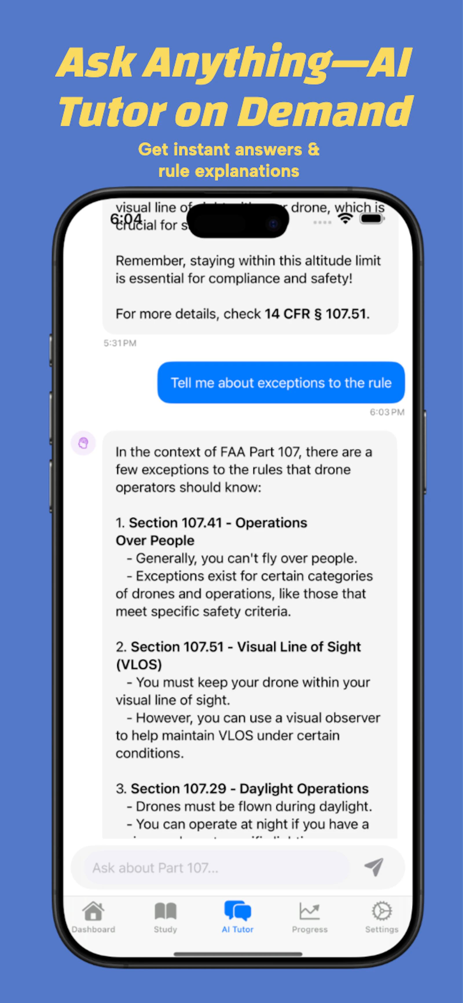 Part 107 Prep App screenshot 5