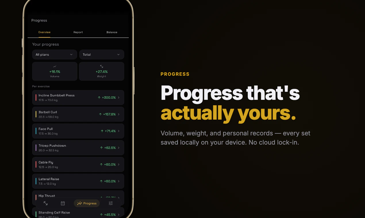 IronRep — Workout Tracker screenshot 3