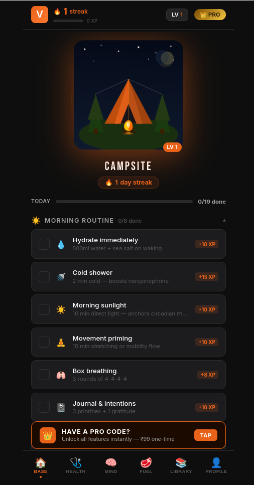 VitaForge — Elite Men's Health Platform gallery image