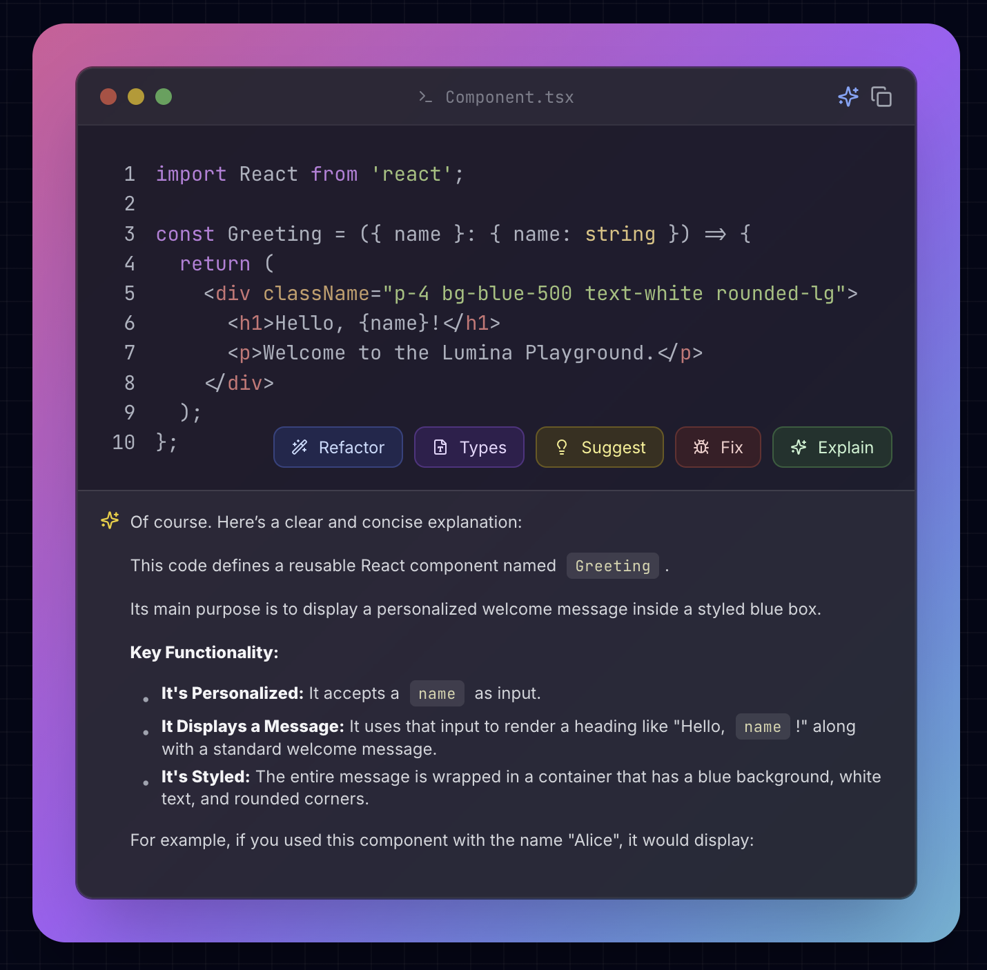 Lumina Code Frame gallery image