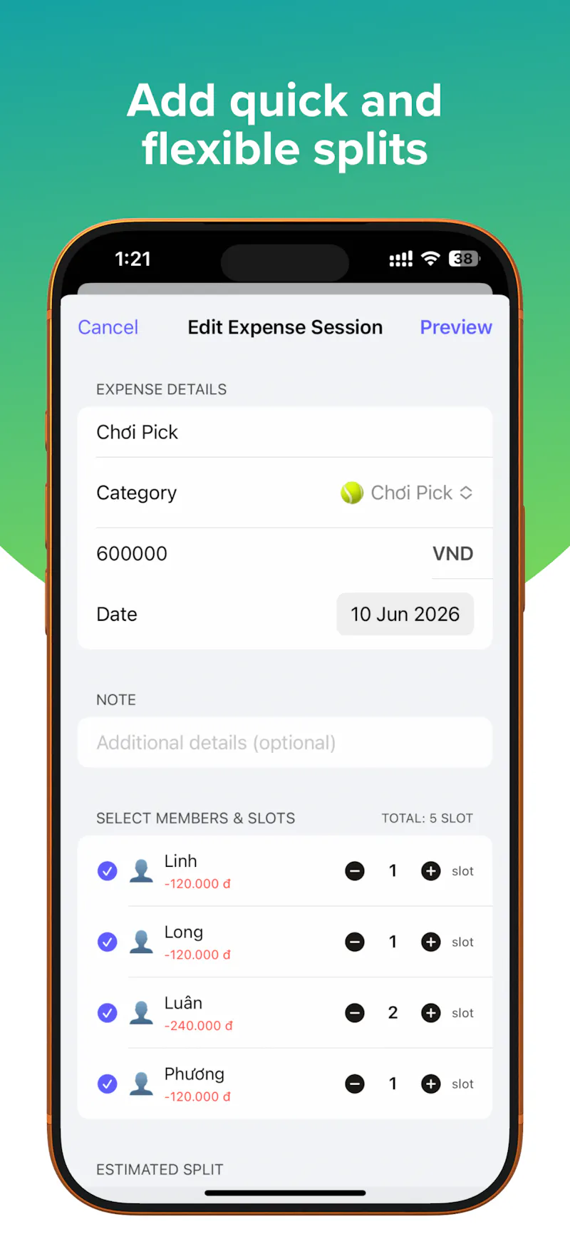 TeamFund: Group Expense  screenshot 5