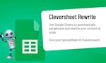 Cleversheet Rewrite image