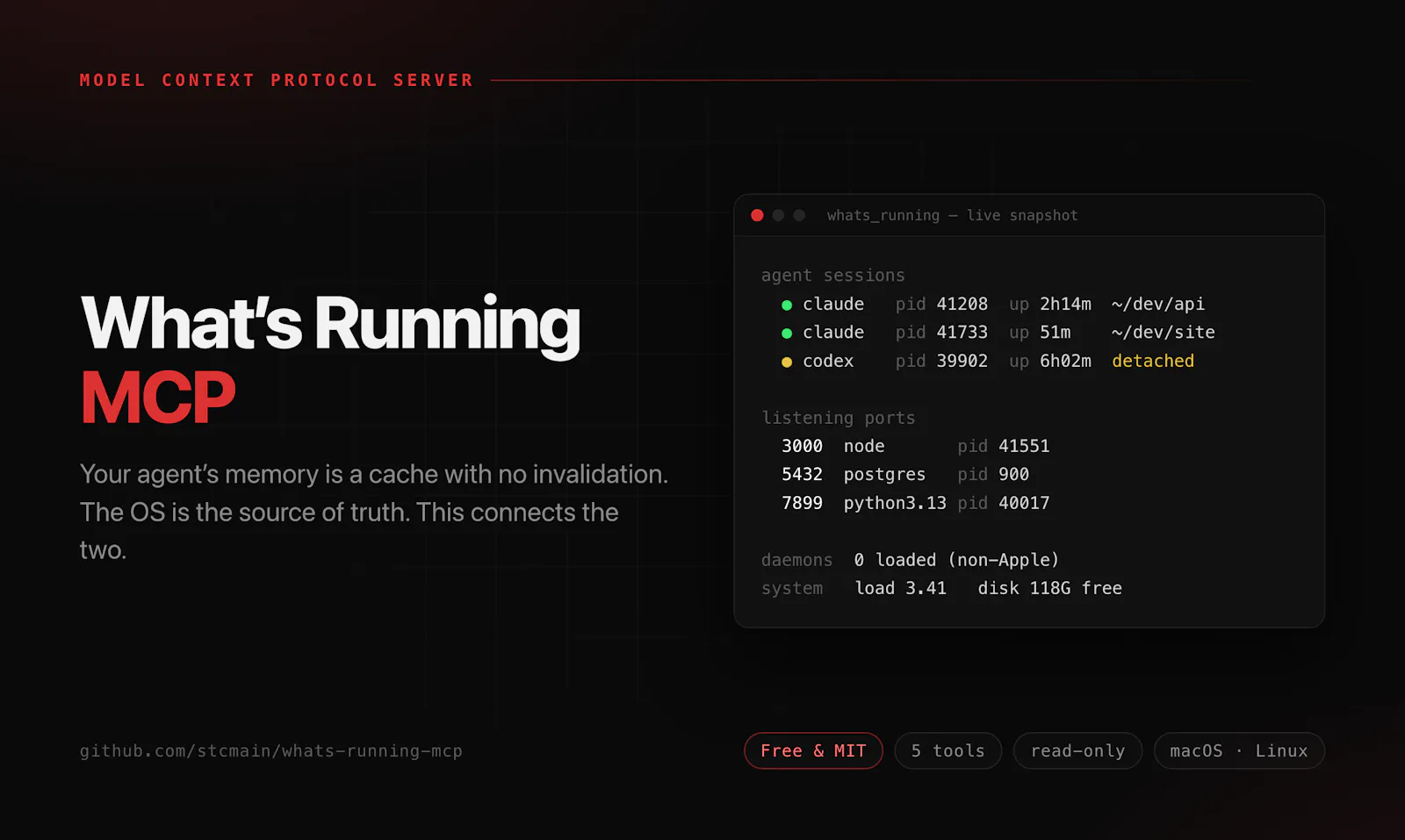 What's Running MCP screenshot 5