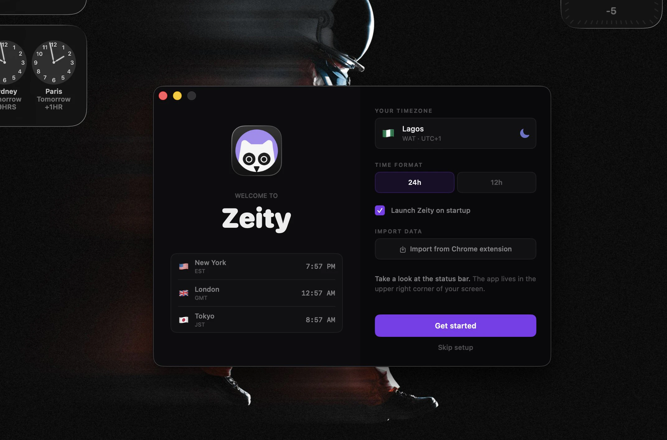 Zeity for macOS screenshot 2