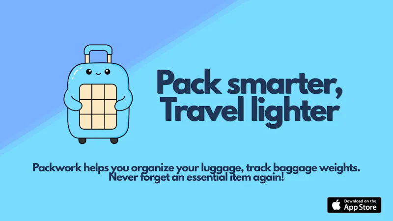 Packwork: Smart Packing List screenshot 1