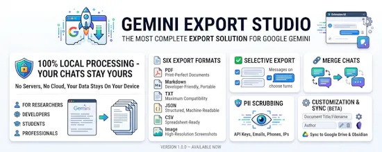 Gemini Export Studio gallery image