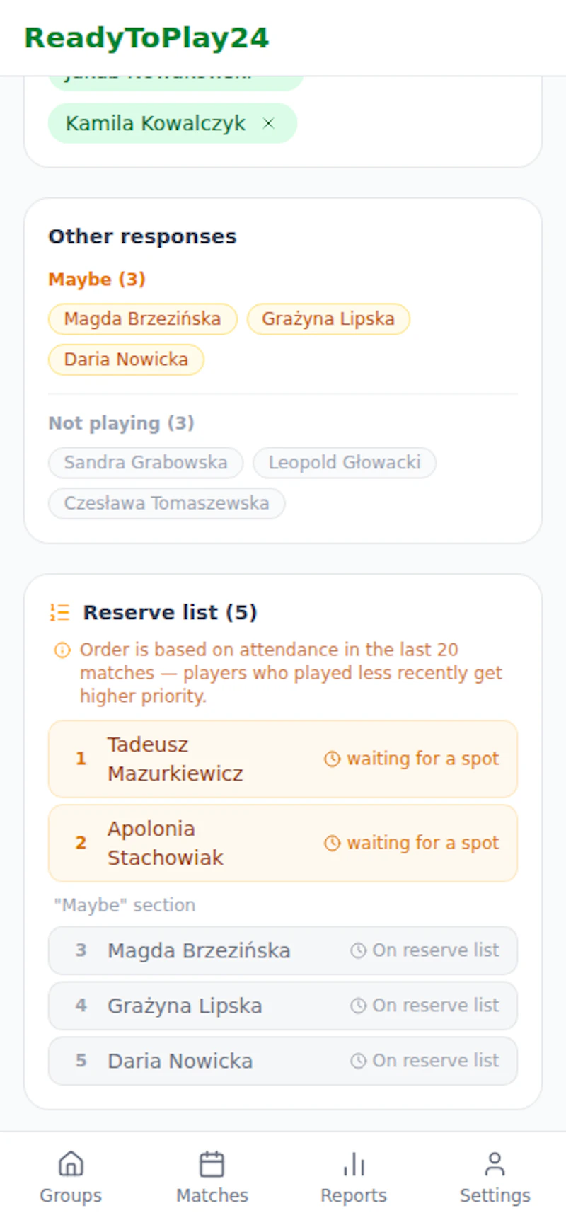ReadyToPlay24 screenshot 3