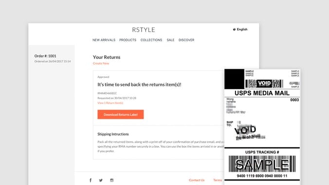 Returns Center gallery image