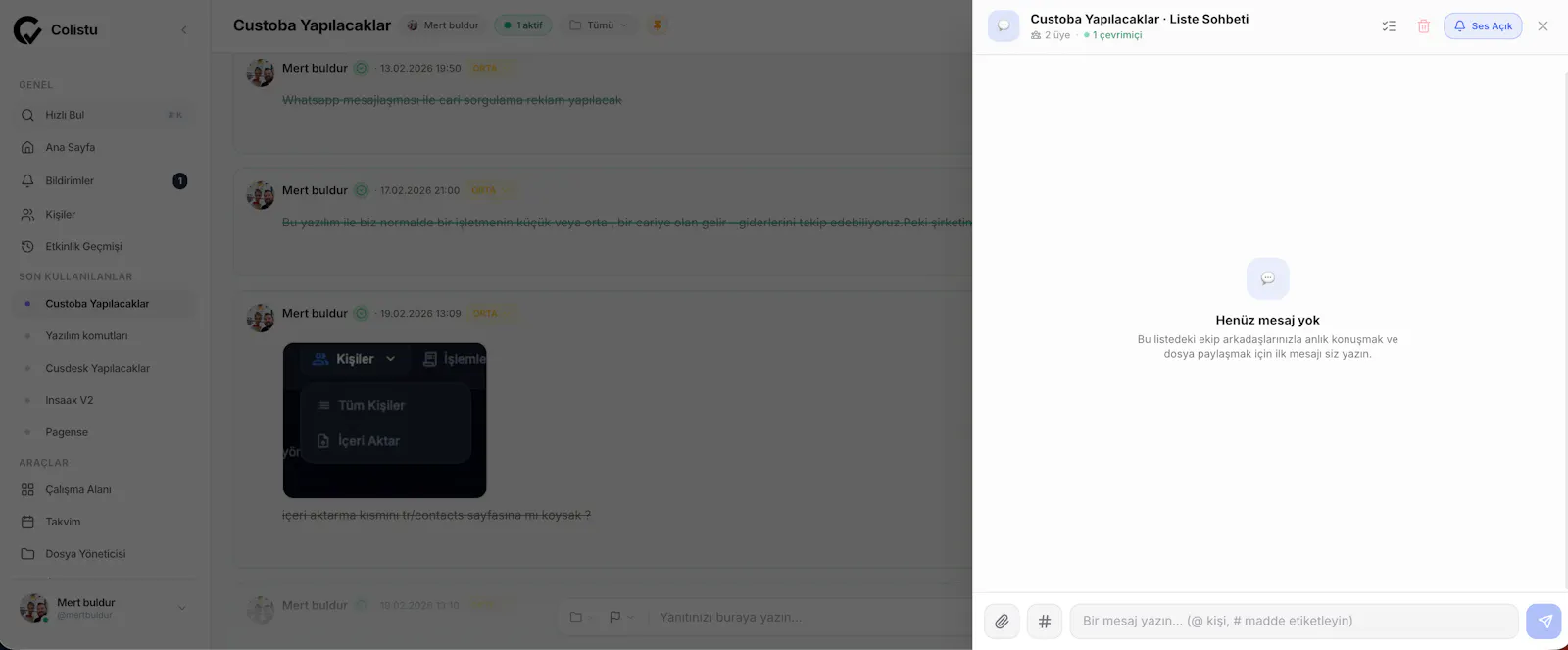 Colistu screenshot 3