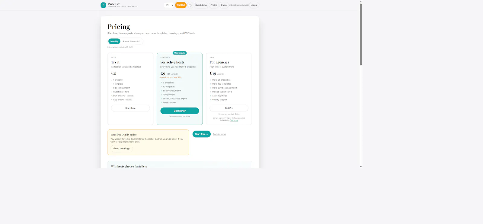 Partelisto screenshot 5