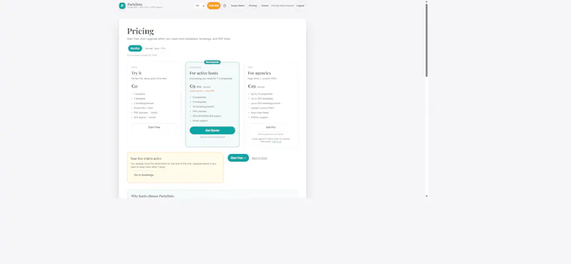 Partelisto screenshot 5