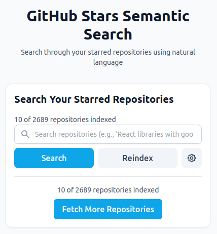 Media Carian Semantik Bintang GitHub 1