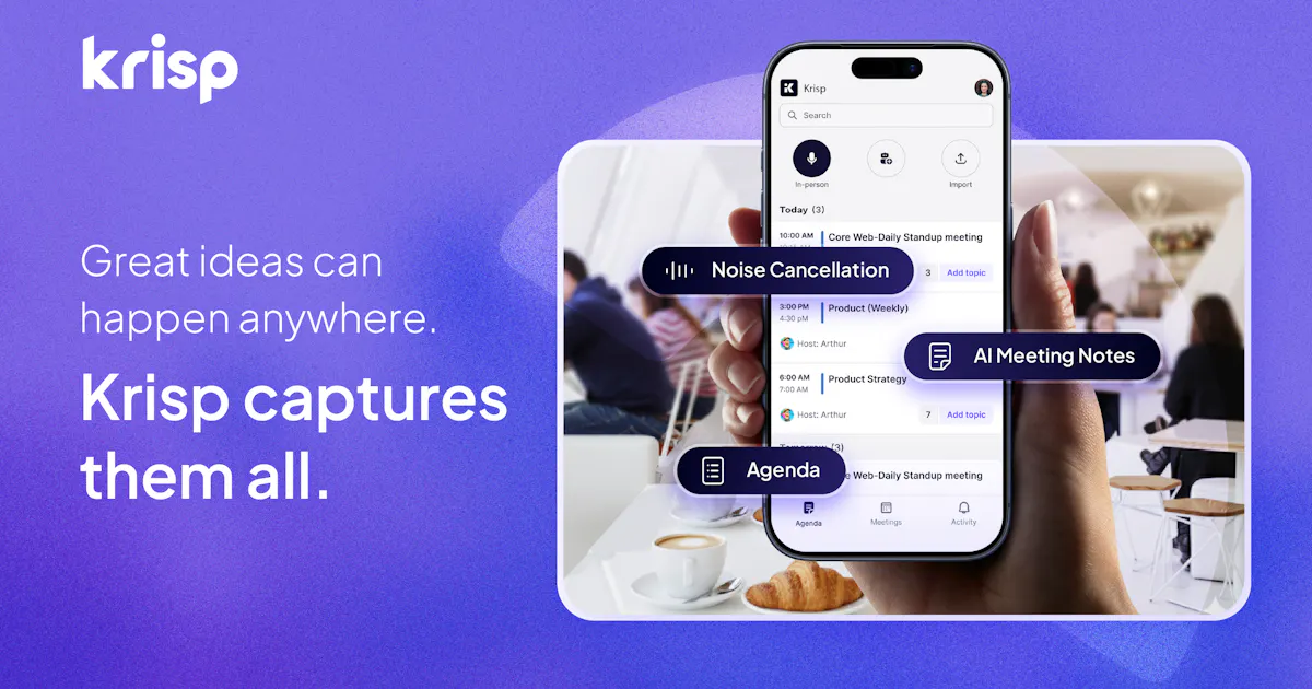 Krisp AI Note Taker