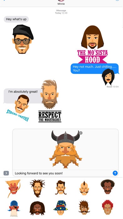 Moustache Moji gallery image