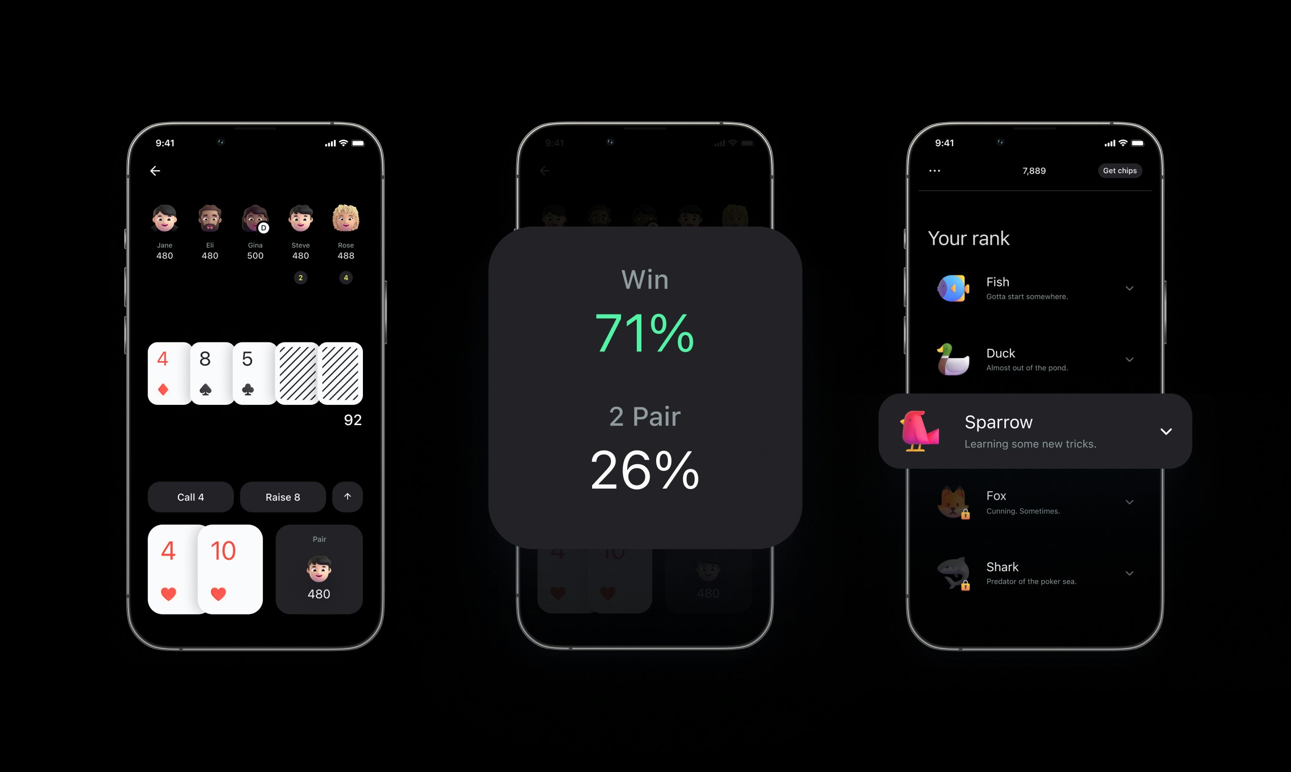 Offsuit Poker - Ein modernes Design zum digitalen Poker bringen Medien 4