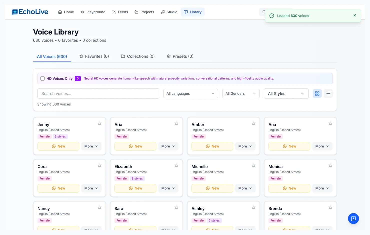EchoLive: Read, Listen, Create - Screenshot 4 showing product features and functionality