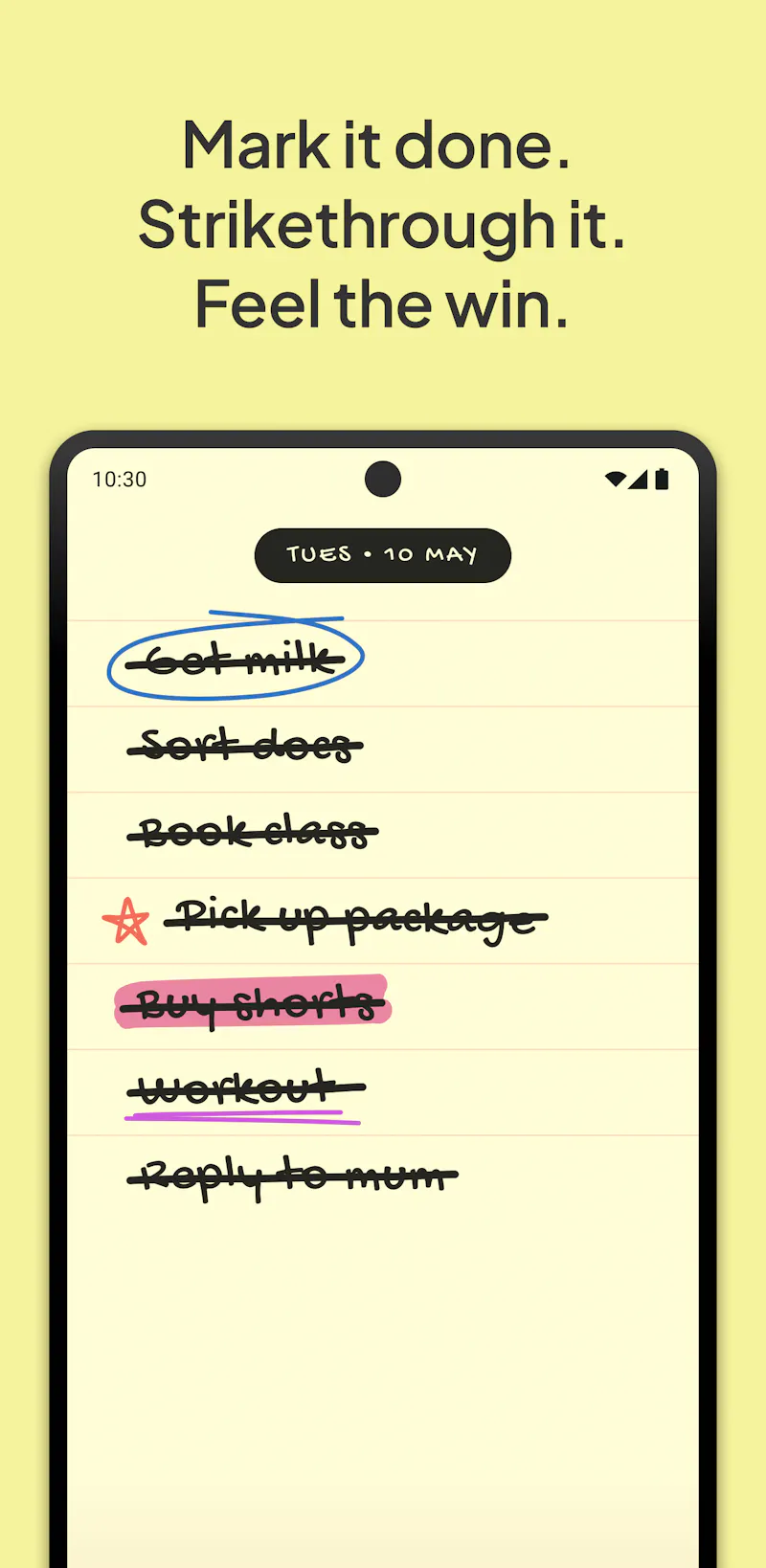 Strikethrough screenshot 7