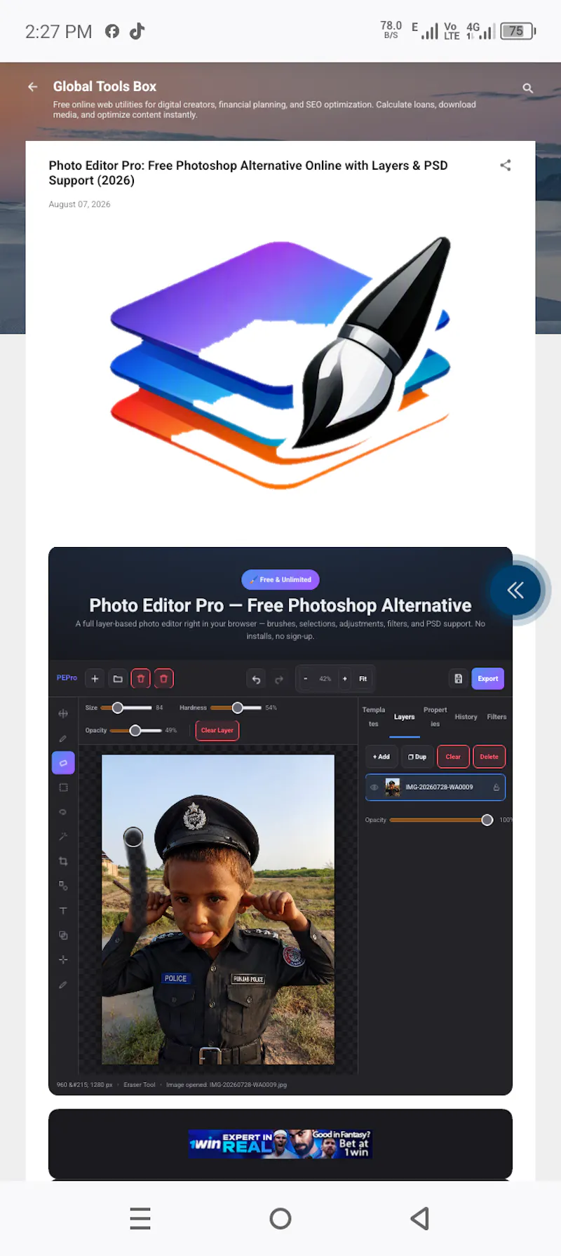 Photo Editor Pro screenshot 6