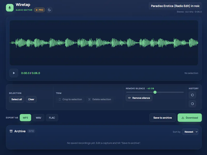 Wiretap Audio Recorder screenshot 7