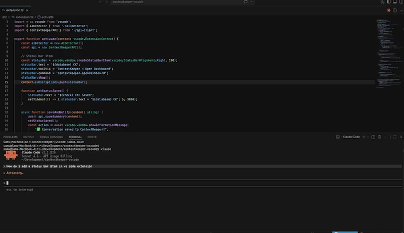 ContextKeeper screenshot 1