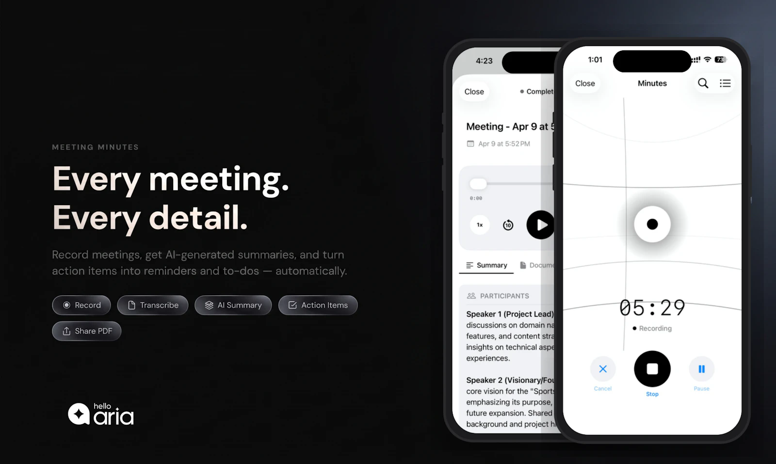 Hello Aria screenshot 4