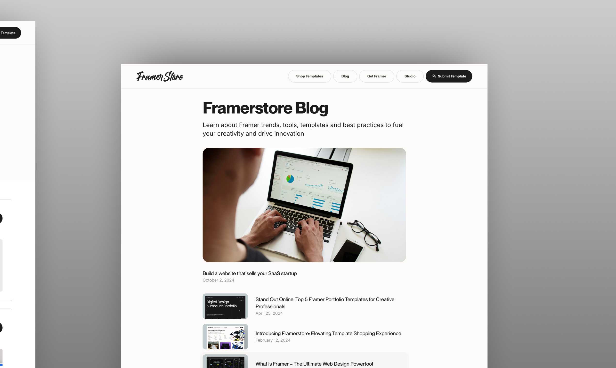 Framerstore - Куратор высококачественных шаблонов веб -сайтов, изготовленных в Framer медиа 5