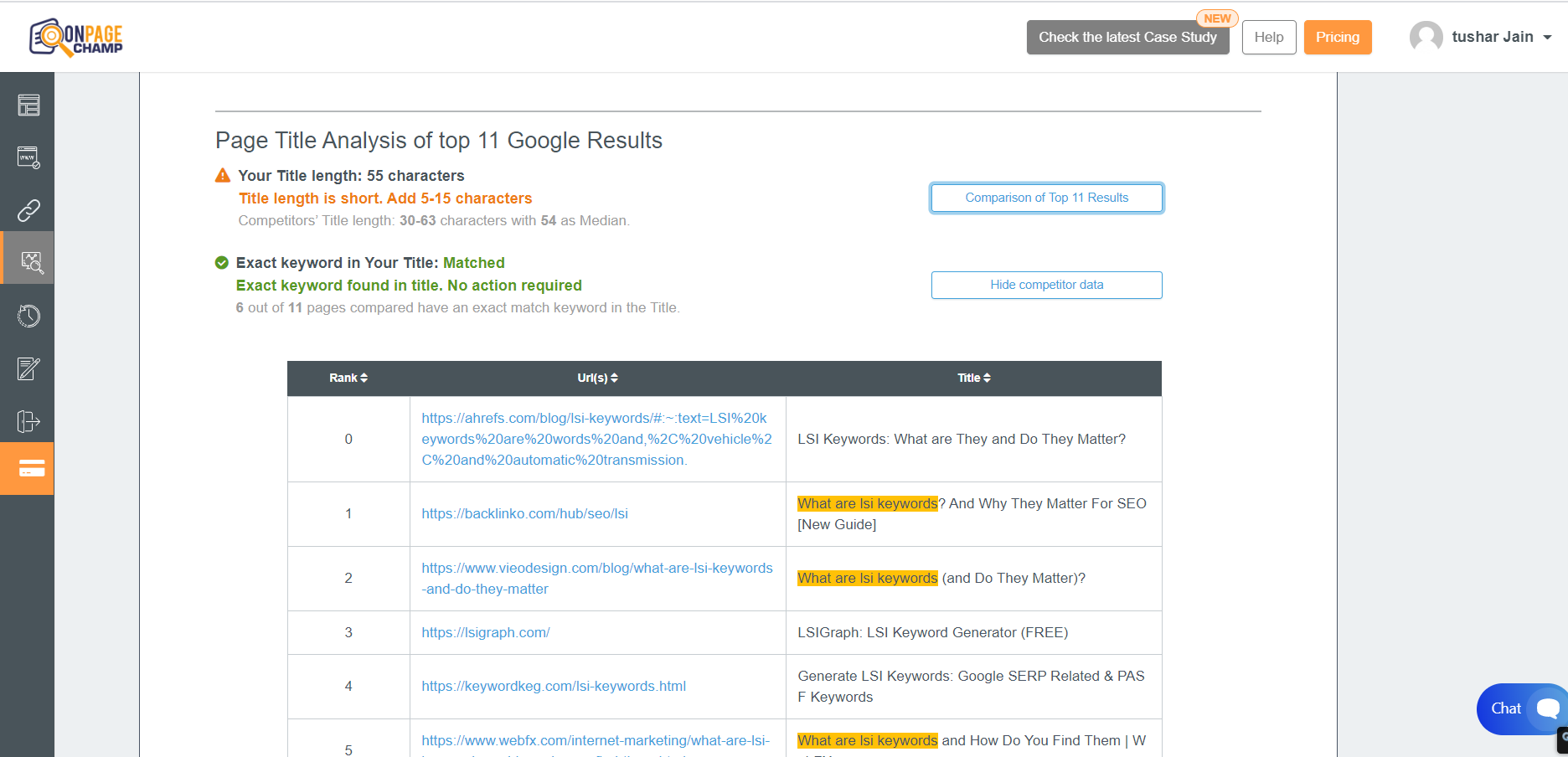 OnPage Champ gallery image