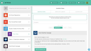 Bitrise 2.0 gallery image
