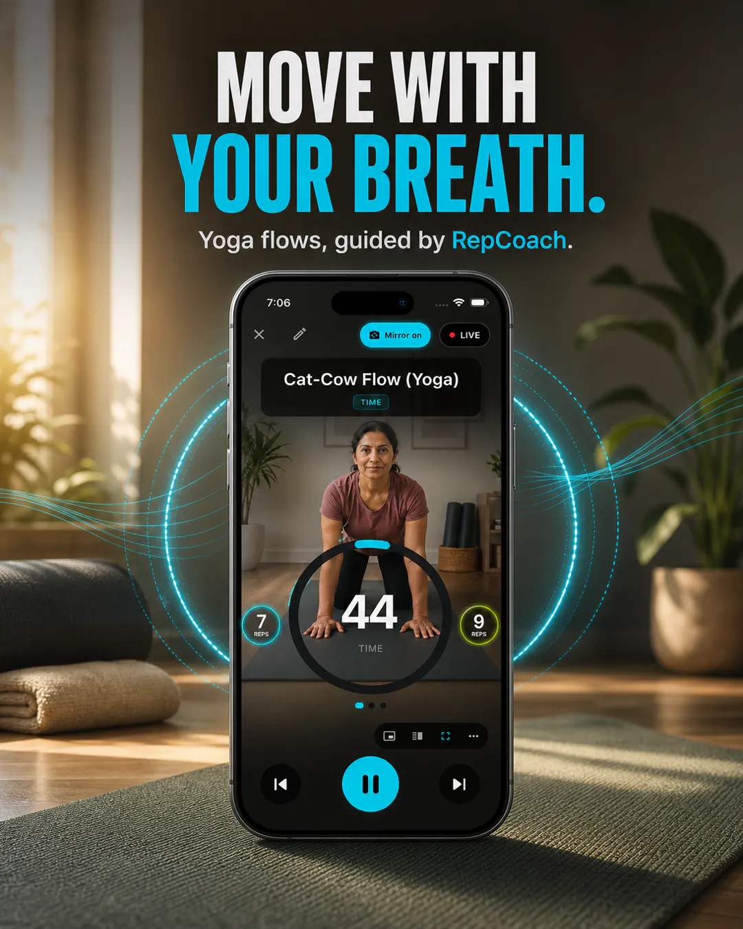 RepCoach — Voice Based Workout Tracker gallery image