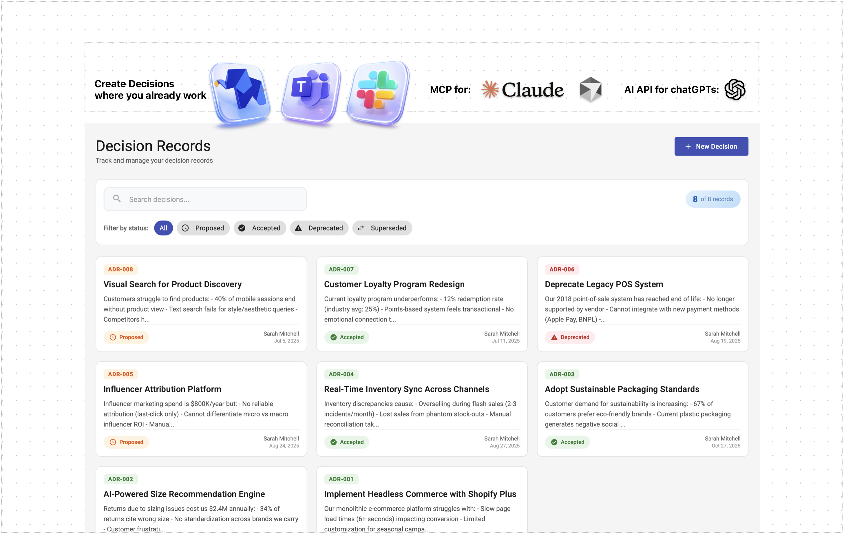 Decision Records gallery image
