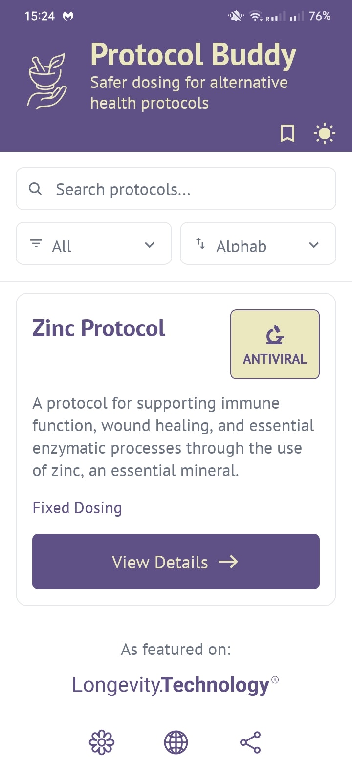 Protocol Buddy - Smart Dosing - Screenshot 3 preview