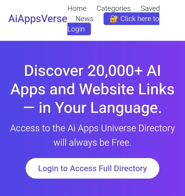 Media AIAppsverse - Khám phá 20.000 ứng dụng AI và liên kết trang web 1