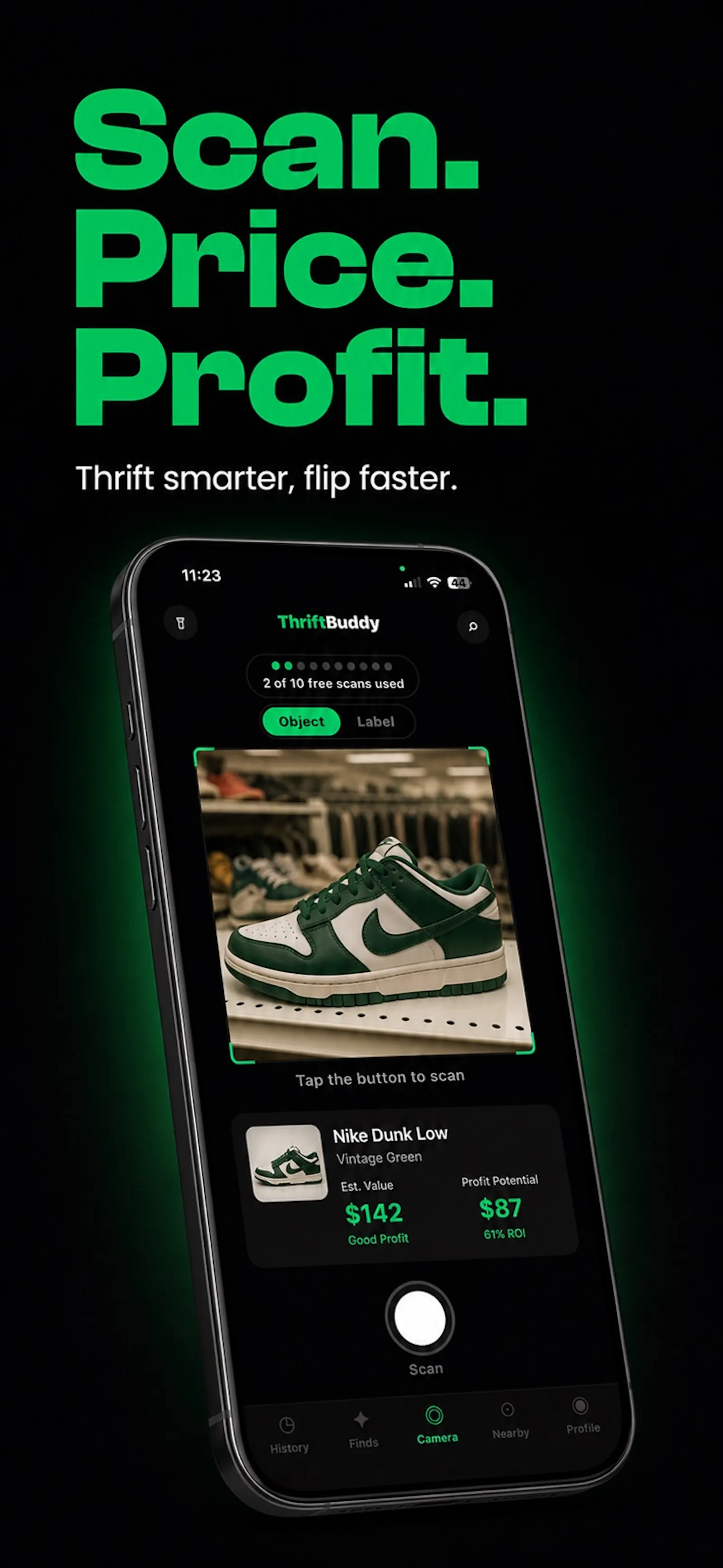 ThriftBuddy: Resale Scanner screenshot 1