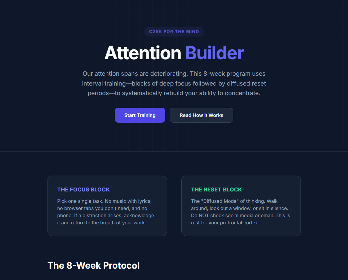 Attention Builder gallery image